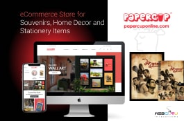eCommerce Store for Souvenirs, Home Decor and Stationery Items